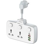 Ldnio SC2413 White Power Extension EU Plug - White - XB