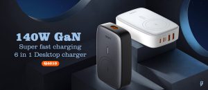 Ldnio Q4010 140W Multiport Desktop Charging Wireless Charger - Black - XB - Image 5