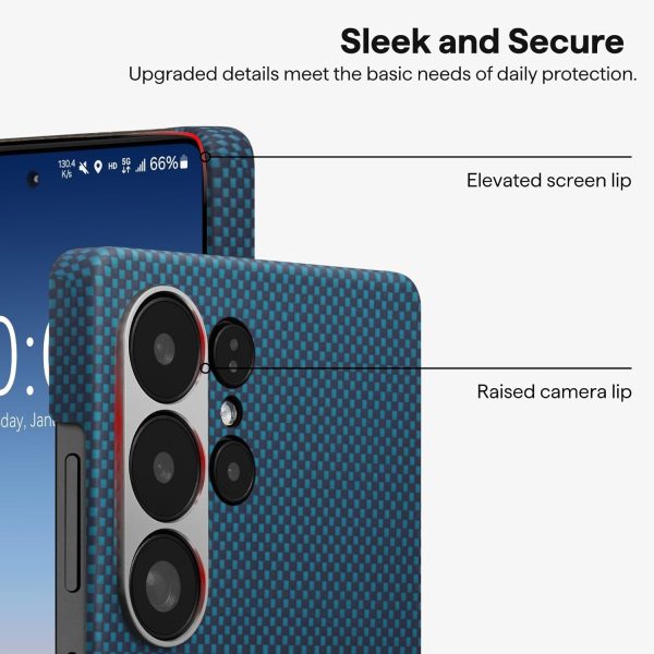 Samsung Galaxy S25 Ultra Pitaka Tactile Woven Case - Moonrise - GC - Image 5