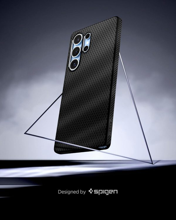 Samsung Galaxy S25 Ultra Liquid Air Case By Spigen - ACS08953 - Matte Black - Image 6