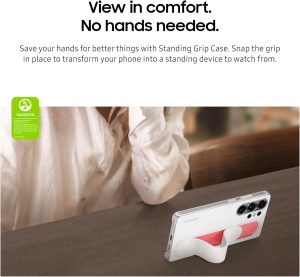 Samsung Galaxy S25 Ultra Standing Grip Phone Case By Samsung - Gray - Image 2