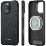 iPhone 16 Pro Pitaka Military-Grade Protective Case - Black/Grey