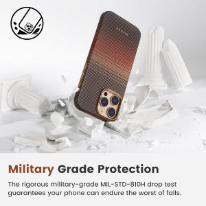 iPhone 16 Pro Max Pitaka Military-Grade Protective Case - Sunset - Image 7