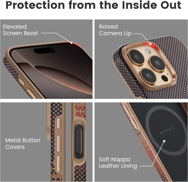 81cExtysi+L._AC_SL1500_ iPhone 16 Pro Pitaka Military-Grade Protective Case - Sunset - Image 5