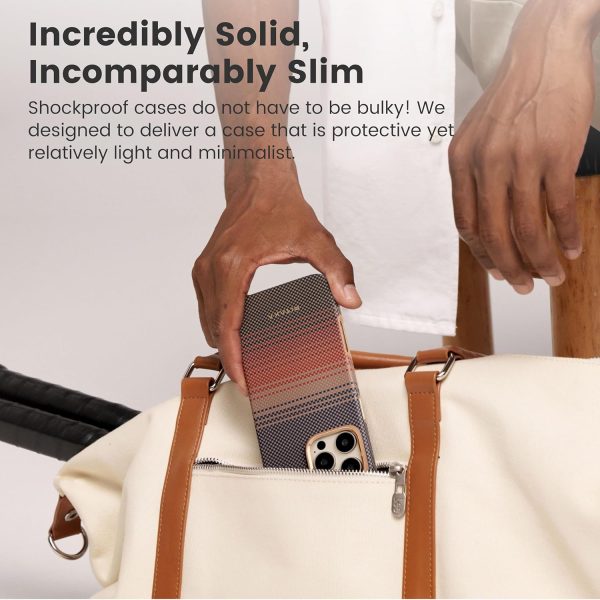 81nSLrLilHL._AC_SL1500_ iPhone 16 Pro Pitaka Military-Grade Protective Case - Sunset - Image 4