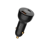 Ldnio C101 100W Dual USB Super Fast Car Charger - Black - XB