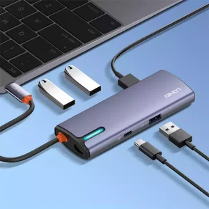 Ldnio DS-15U 5 In 1 Usb C Dock Station - Grey - XB - Image 2
