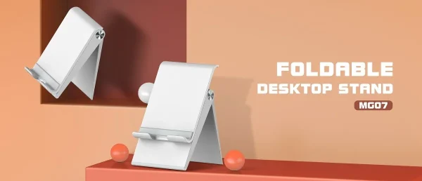Ldnio MG07 Universal Foldable Phones And Tablets Holder - White - XB - Image 6