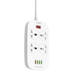Ldnio SC4407 4 AC Outlets Universal Power Strip EU Plug - White - XB