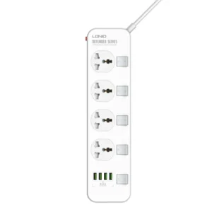 Ldnio SC4408 4 AC Outlets Universal Power Strip EU Plug Best Price in Pakistan
