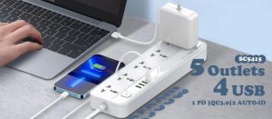 Ldnio SC5415 5 AC Outlets Universal Power Strip Best Price in Pakistan