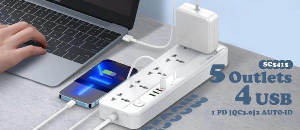Ldnio-SC5415-5-AC-Outlets-Universal-Power-Strip-3 Ldnio SC5415 5 AC Outlets Universal Power Strip Best Price in Pakistan