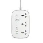 Ldnio SCW3451 3 AC Outlets Wi-Fi Smart Power Strip EU Plug - White - XB/BB