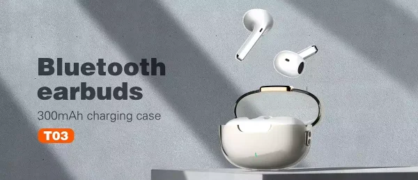 Ldnio T03 Wireless Stereo BT Earbuds - Black - XB - Image 8