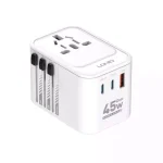 Ldnio Z8 3 USB Ports 45W GaN Travel Adapter - White - XB