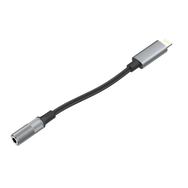 Ldnio LSY80i Lightning to 3.5mm Audio Adapter Cable - Grey - XB - Image 2
