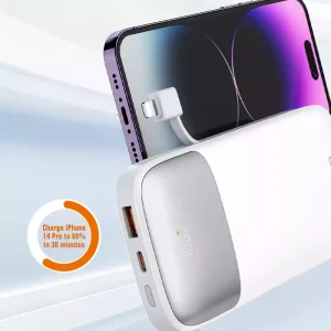 Ldnio PQ20 20000mAh 22.5W fast charging Power Bank - White - XB - Image 3