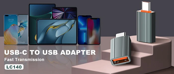 Ldnio LC140 Portable Type C To USB A Adapter 5