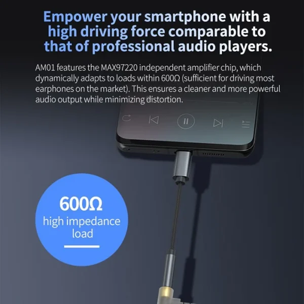 Ldnio LSY80C Type-C to 3.5mm Audio Adapter Cable - Grey - XB - Image 2