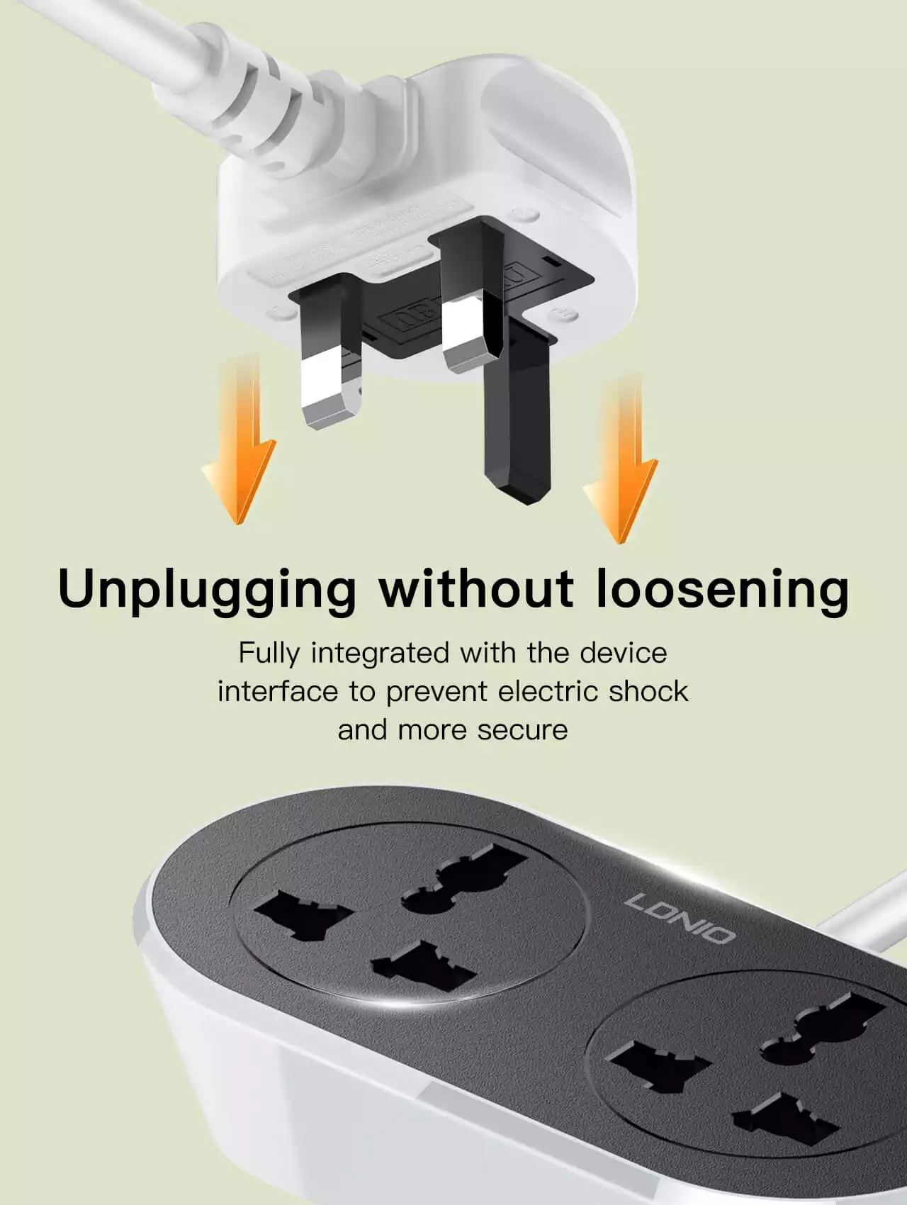 Ldnio SC2018 2 AC Outlet Universal Extension Power Socket Best Price in Pakistan