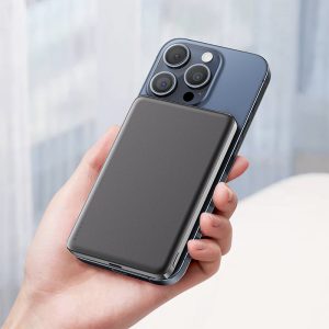 Acefast M8 PD18W 5000mAh Magnetic Fast Wireless Charge Power Bank - Black - Image 3