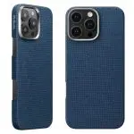 iPhone 16 Pro Max Pitaka Tactile Woven Case - Dark Blue
