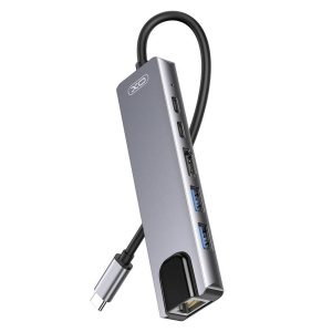 XO HUB013 6 in 1 TYPE-C Multifunctional Docking Station Best Price in Pakistan