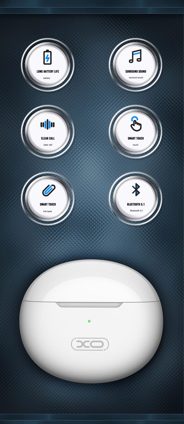 XO X13 Magic Ring Earbuds - Black - GC - Image 7