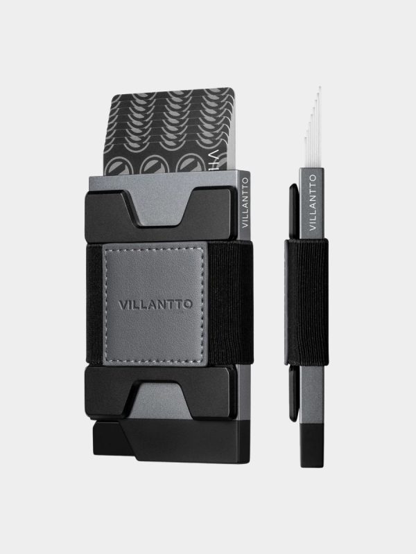 Villantto Aluminum Smart Wallet Pro - Space Gray - Image 2