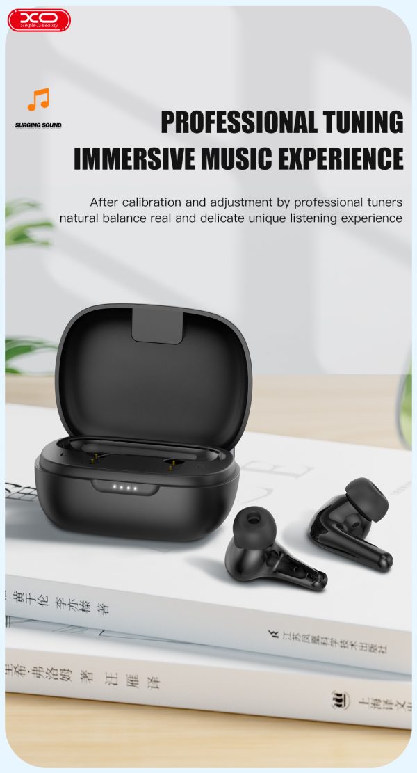 XO G8 Dual Mic ENC Noise Canceling TWS Wireless Earbuds - White - GC - Image 5