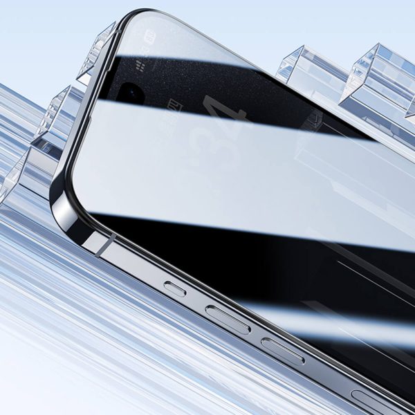70343_benks-ultra-shield-privacy-tempered-glass-stykleno-zashtitno-pokritie-s-opredelen-ygyl-na-vijdane-za-displeq-na-iphone-16-pro-max-cheren-prozrachen-_686445279 iPhone 16 Pro Max Benks Ultra Shield Privacy Screen Protector - 6948005965662 - A - Image 3