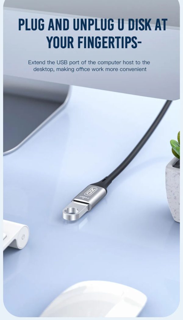 XO NB220 3.0 USB to USB Data Cable 3M - Black - GC - Image 2