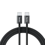 Benks D46 C To C Braided Fast Charging Data Cable 2M - Black - 6948005996901
