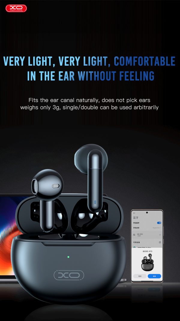 XO X13 Magic Ring Earbuds - Black - GC - Image 3