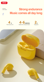 XO X23 TWS Bluetooth Earbuds - Black - GC - Image 2