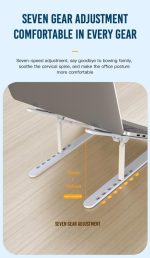 XO C102 PLASTIC ABS LAPTOP STAND - White - GC - Image 3