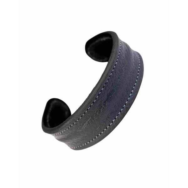 leather cuff (5) (2) Waji's The Grit - Kara Style Leather Bracelet / Leather Cuff Best Price in Pakistan