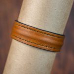 Waji's The Grit - Kara Style Leather Bracelet / Leather Cuff Best Price in Pakistan