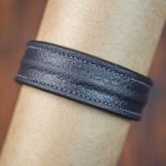 Waji's The Grit - Kara Style Leather Bracelet / Leather Cuff Best Price in Pakistan
