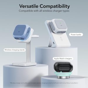 AirPods 4 ESR Orbit Hybrid Case HaloLock - Blue - Image 5