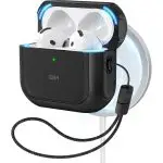 AirPods 4 ESR Orbit Hybrid Case HaloLock - Black