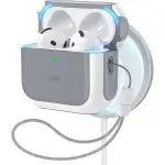 AirPods 4 ESR Orbit Hybrid Case HaloLock - White