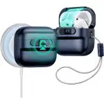 AirPods 4 ESR Pulse Magnetic Flicklock Case HaloLock - Blue