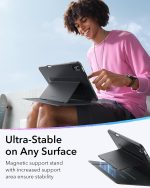 iPad Air 13 M2 / M3 ESR Flip Hybrid Case Pencil Holder - Black - Image 6