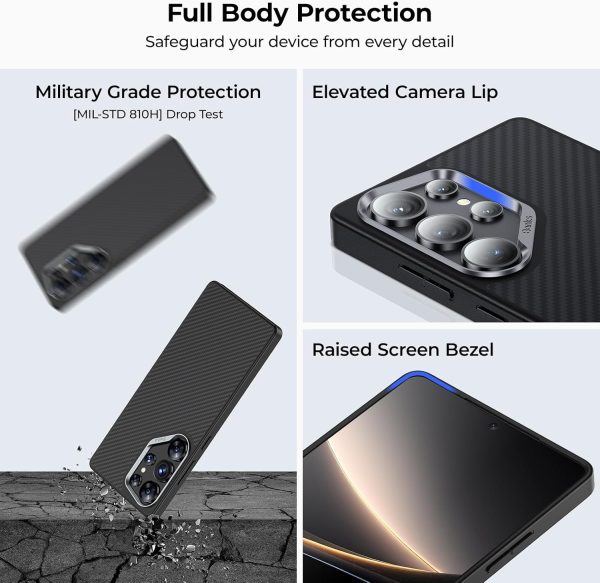 Samsung S25 Ultra Benks Magnetic ArmorPro Kevlar Case - Black - 6948005949198 - A - Image 8