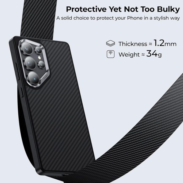 Samsung S25 Ultra Benks Magnetic ArmorPro Kevlar Case - Black - 6948005949198 - A - Image 5