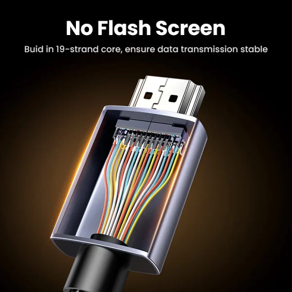 UGREEN HDMI 2.1 Digital High-Definition Cable 25910 - 2M - Black - BIS - Image 6