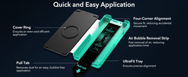 Samsung S25 Ultra ESR Tempered Glass Screen Protector - 2 Pack - Image 8