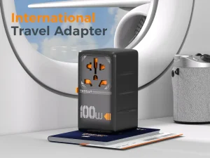 Tessan 100W Travel Adapter TS-WTA04 - Black - Image 5