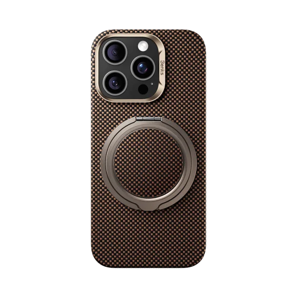 ArmorPop_Phone_Grip_Stand_11_x620@2x Benks ArmorPop L56 Magnetic Ring Holder ArmorTint Gold Real Kevlar - 6948005916305 - A - Image 2